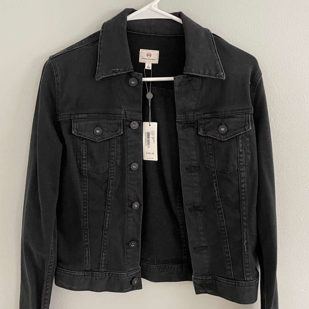 Adriano Goldschmied black denim jacket